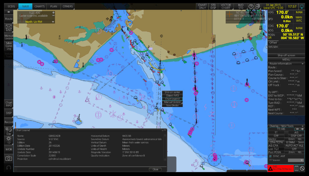 Furuno Chart Updating Chart Update Spot Check 4.0 eMaritime Training